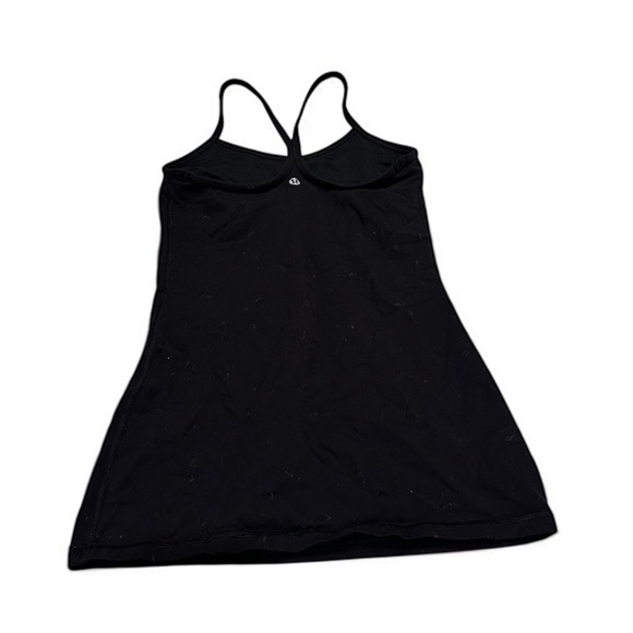 Lululemon Align Racerback Strappy Mini Tennis Dress Black 4 - Picture 4 of 11